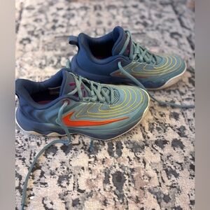 Nike Giannis Immortality Teal and Orange Kids Sneakers